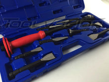 T&E Tools 8771A 9 Piece Long Deep Reach Interchangeable Punch and Chisel Set