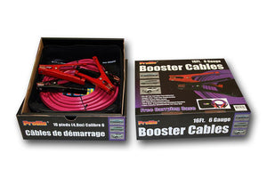 Century Pro Glo 6 Gauge 16' Booster Cables, D1110616PR