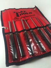 T&E Tools J8247 7 Piece Long Pin Punch Set