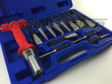 T&E Tools J8413 - 13 Piece Interchangeable Punch and Chisel Set
