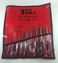 T&E Tools J8910 10 Piece Roll Pin Punch Set