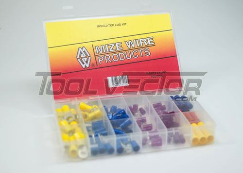 Mize USA 100 Pc Insulated Lug Assortment, LKI100