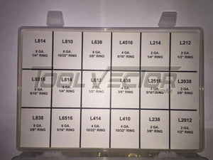 Mize USA 100 Pc Uninsulated Lug Assortment, LKL100