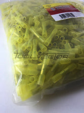 Mize Wire 1000 Pc Yellow 12-10 Gauge Heat Shrink Butt Connectors, Made in USA