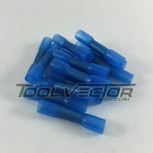 Mize Wire 100 Pc Blue 16-14 Gauge Heat Shrink Butt Connectors, Made in USA