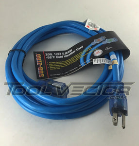 Century Sub Zero 20' 12 Gauge Cold Weather Extension Cord, D16821020