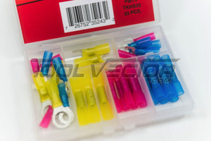Mize USA 33 Pc Heat Shrink Terminal Kit, TKHS33