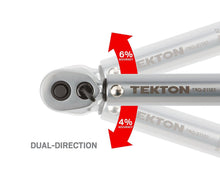 TEKTON TRQ21101 1/4-Inch Drive Dual-Direction Click Torque Wrench (10-150 in.-lb./1.1-16.9 Nm)