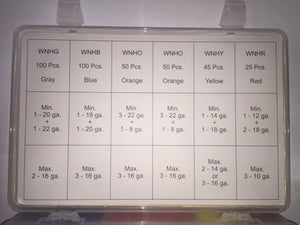 Mize USA 370 Pc Hard Wire Nut Assortment, WNA370