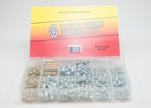 Mize USA 365 Pc Master Grease Fitting Assortment, ZA365